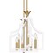 Quoizel Dusty Lane Linear Chandelier 6 Lights White. DSL638W - alternate 4